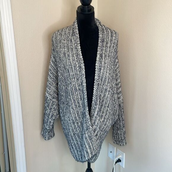 Tommy Bahama chunky open front indigo cardigan - Picture 9 of 9